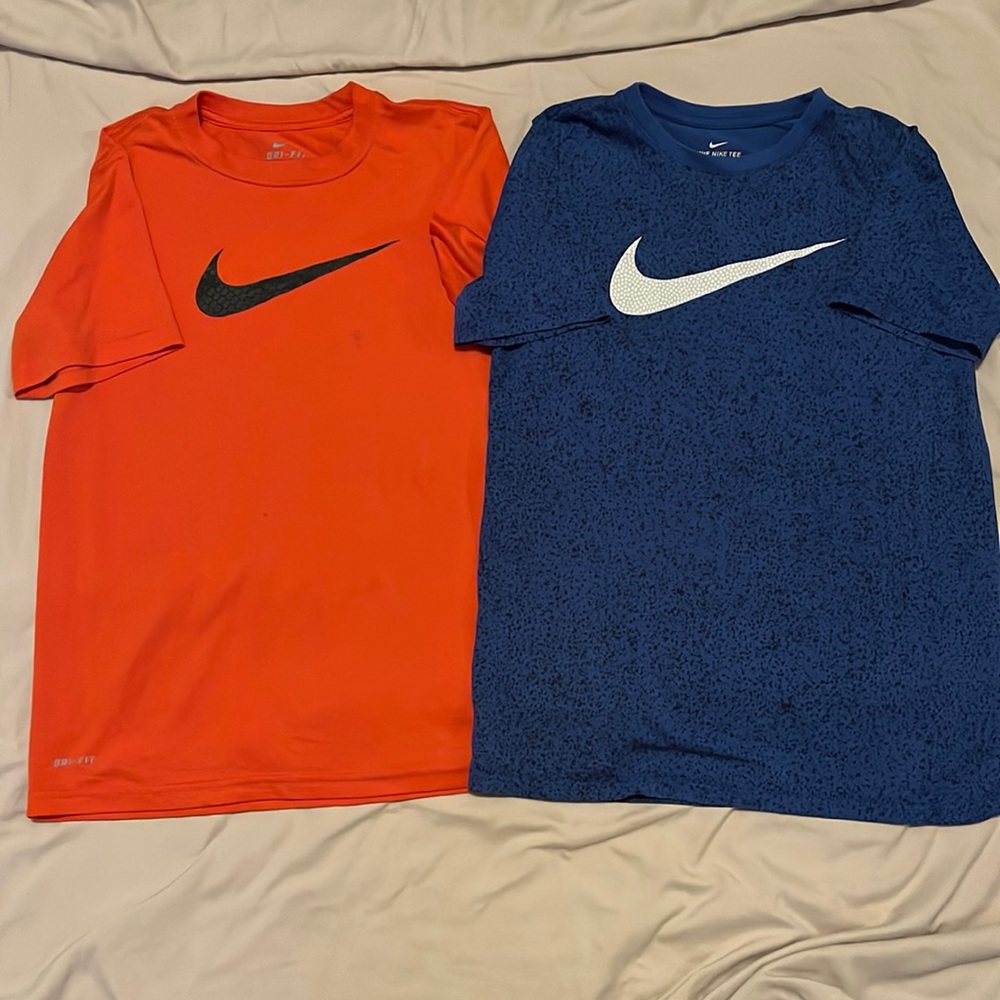Two Youth Nike short sleeve shirts